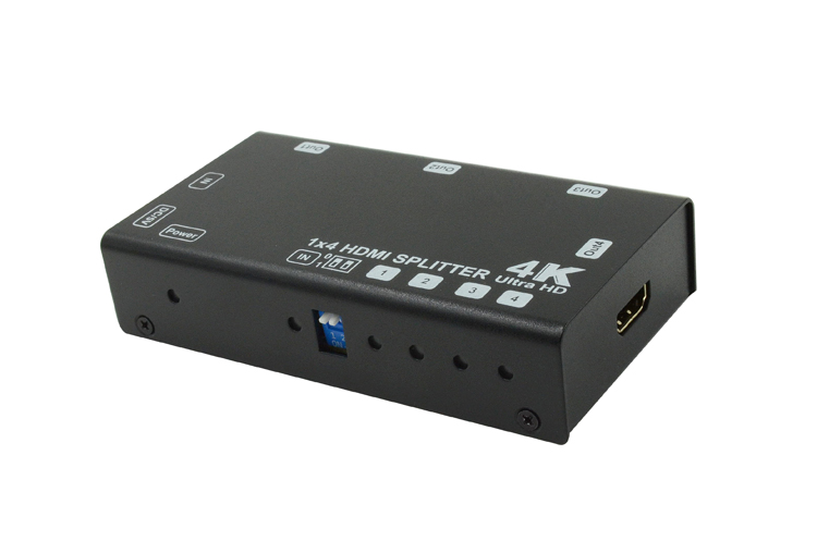 LINK-MI LM-SP144E-HD4K2K 1x4 HDMI Splitter Supports 4Kx2K (3840x2160@60Hz YUV 4:2:0)