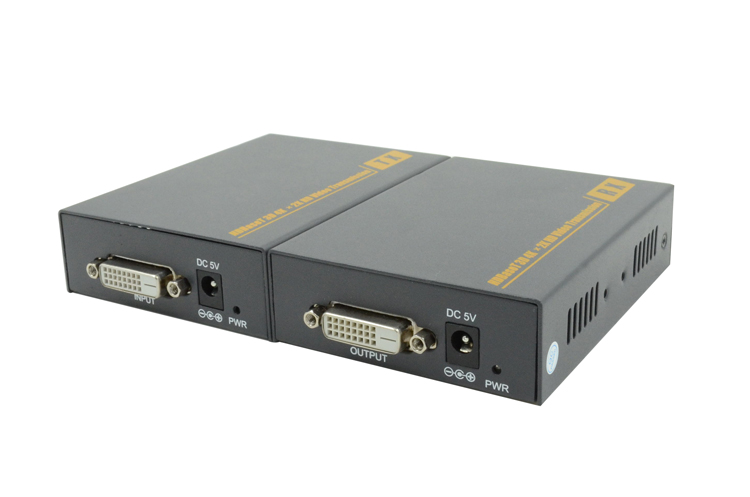 LINK-MI LM-HT201DKM HDBaseT DVI KVM Extender Over 100m Single Cat6/7 Cable