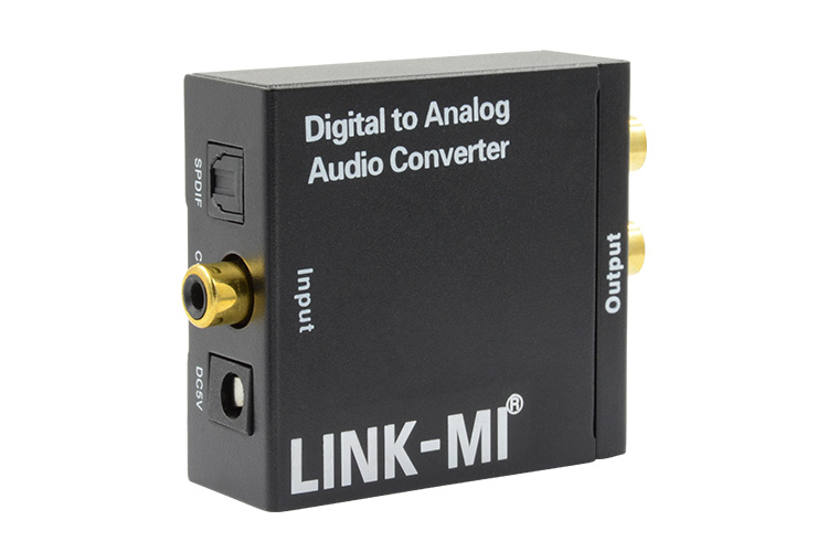 LINK-MI LM-DA02-AUDIO Digital to Analog Audio Converter with Volume Control