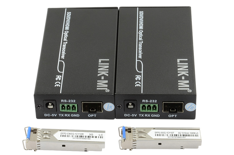 LINK-MI LM-HF01 Full HD Optical transmitter and receiver