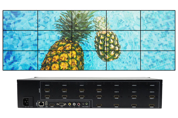 LINK-MI LM-TV15 HDMI+VGA+AV+USB 3x5 HDMI Video Wall Controller