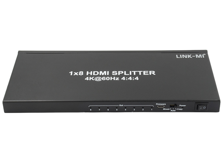 LINK-MI LM-SP07S HDMI 2.0 1x8 HDMI Splitter, HDCP2.2