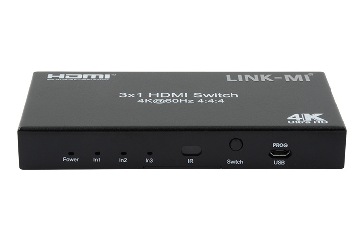 LINK-MI LM-SW10 3X1 HDMI 2.0 Switch 4K@60hz YUV4:4:4 18Gbps