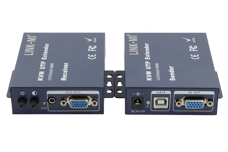 LINK-MI LM-K101TRU 100m USB+VGA KVM Extender Over Cat5e/6 Cable