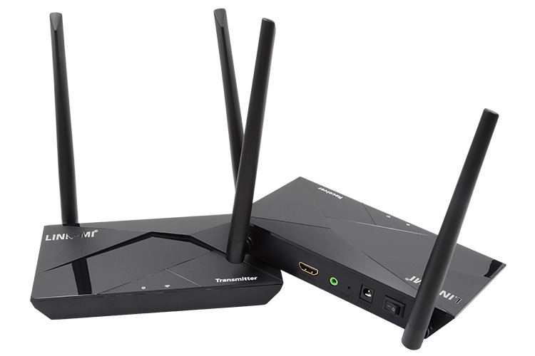 LINK-MI LM-WEX100 100M HDMI Extender over WIRELESS with loop out, Support 1080P@60Hz YUV 4:4:4 8Bit