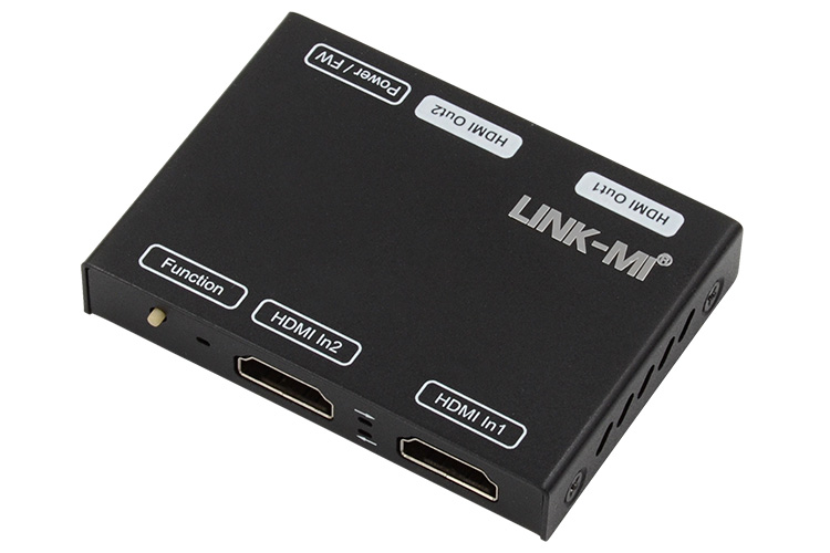 LINK-MI LM-SW11 1X2 Splitter / 2x1 Switch 4K@60hz YUV4:4:4 18Gbps