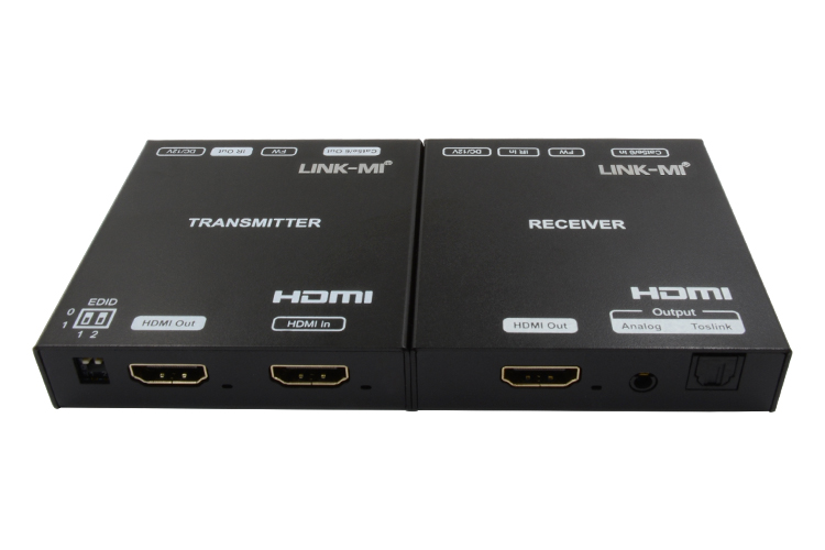 LINK-MI LM-EX63  90m HDMI Extender 4K60Hz With Loop Out, IR, Support Audio Extraction,18G,HDR10, POC