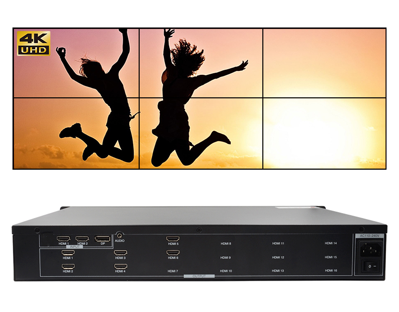 LINK-MI LM-TV06P 2x3 HDMI Video Wall Controller Support 4K@60Hz, PIP