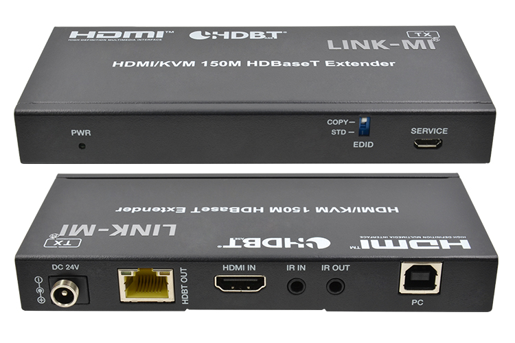 LINK-MI LM-EX150HKM 150M 18Gbps HDBaseT Extender with KVM Function Support 4K@60Hz